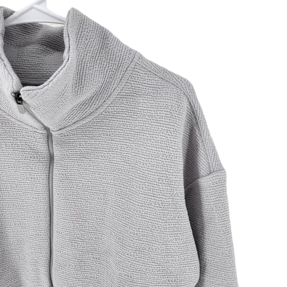 Banana Republic Women's High Neck Full Zip Textured Fabric Jacket - M - Picture 2 of 5